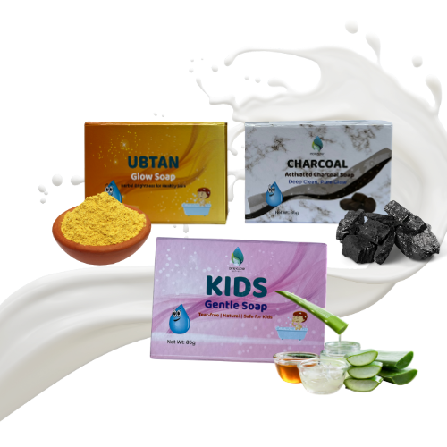 Pure care duo- Ubtan Herbal Soap + Neem & Aloe Vera Soap